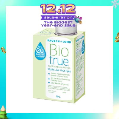 BAUSCH + LOMB Bio-True Multi-Purpose Contact Lens Solution (Lens Case Included) 60ml