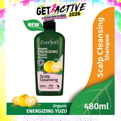 EVERSOFT - Scalp Cleansing Organic Energizing Yuzu Shampoo (Suitable For Oily Scalp) 480ml image