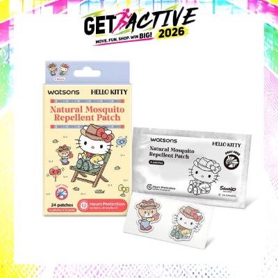 WATSONS - Hello Kitty Natural Mosquito Repellent Patch Blue (12 Hours Protection) 24s image