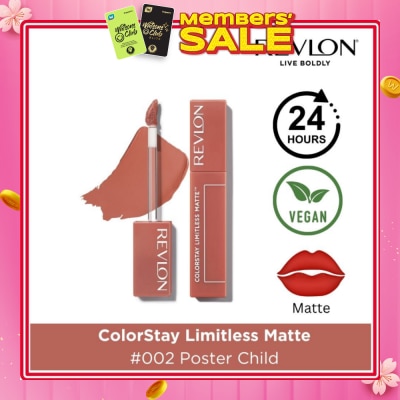 REVLON ColorStay Limitless Matte™ Liquid Lipstick #002 Poster Child 1s