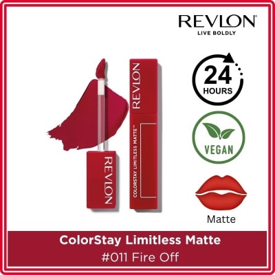 REVLON ColorStay Limitless Matte™ Liquid Lipstick #011 Fire Off 1s