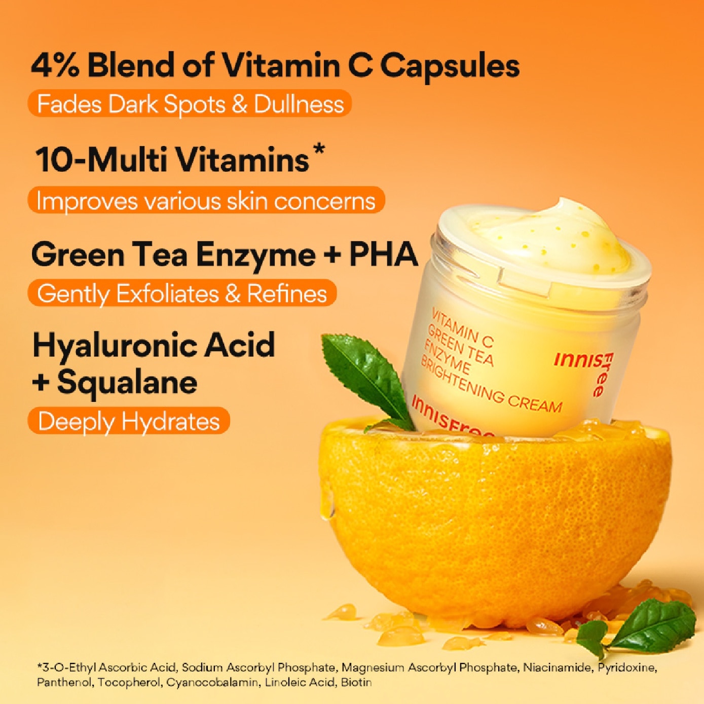 Vitamin C Green Tea Enzyme Brightening Cream 50ml