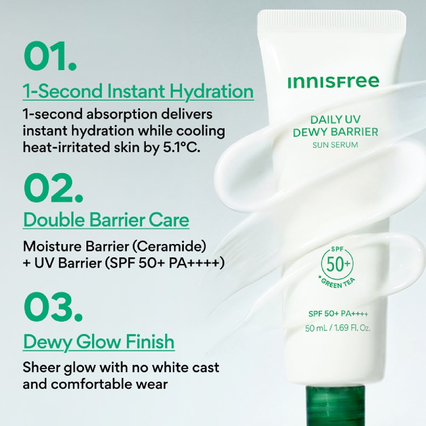 Daily UV Dewy Barrier Sun Serum 50ml