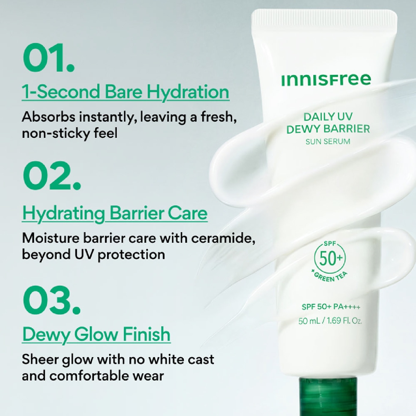 X Toy Story 5 Daily UV Dewy Barrier Sun Serum Set consists of 50ml + 25ml with Free Random Key Ring 1s