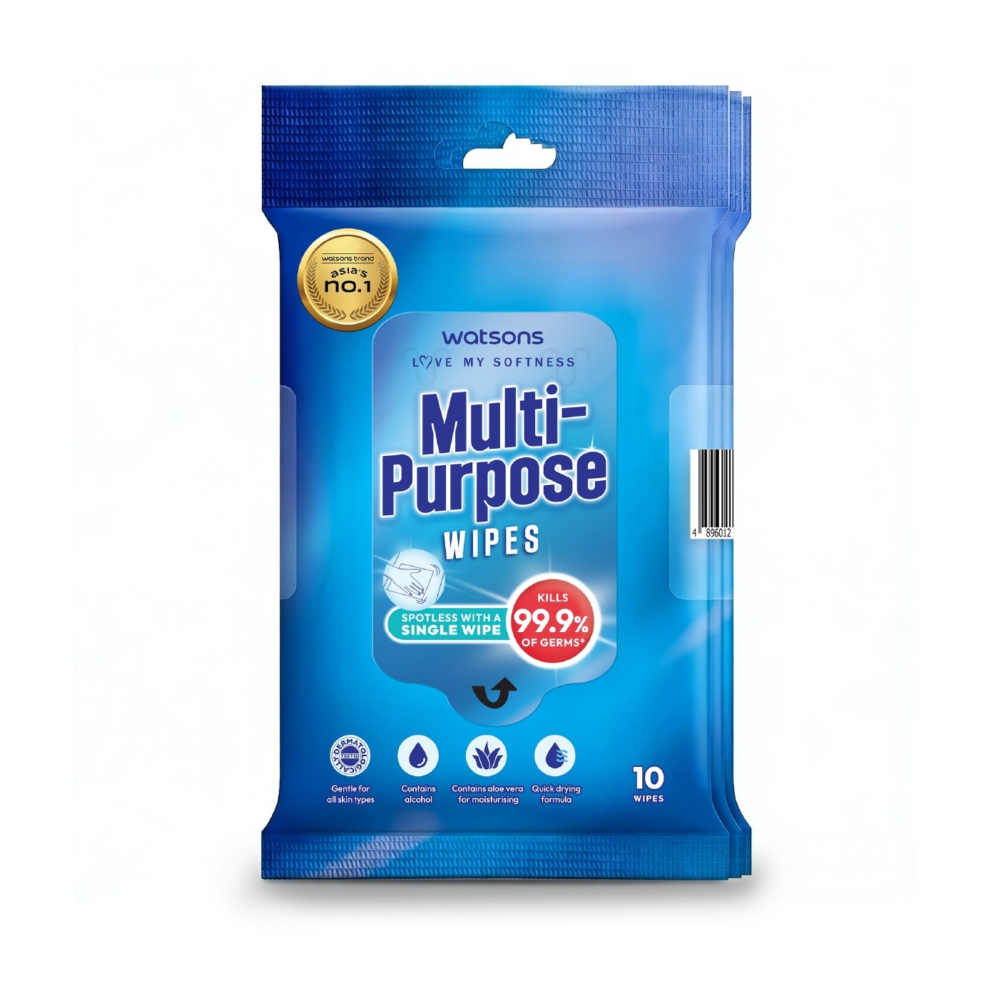 Multi Purpose Wet Wipes 10s x 3 image