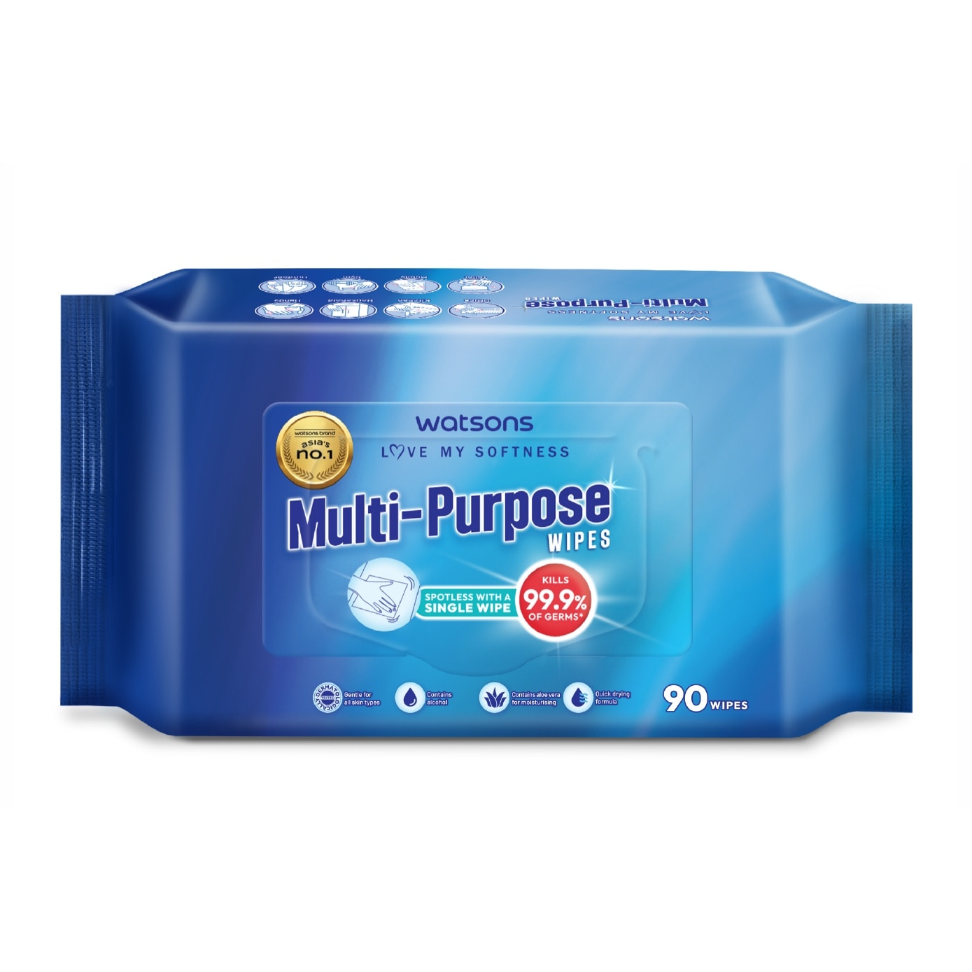 Multi-Purpose Wet Wipes 90s image