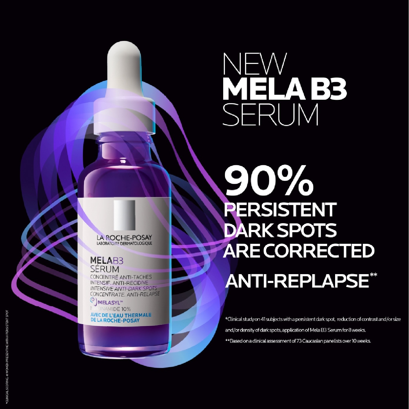 Anti-Dark Spot Care Routine Kit consists Mela B3 Cleanser 200ml + Mela B3 Serum 30ml