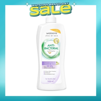 WATSONS - Anti-Bacterial Softening Freesia & Pear Cream Bath (For Sensitive Skin) 1000ml