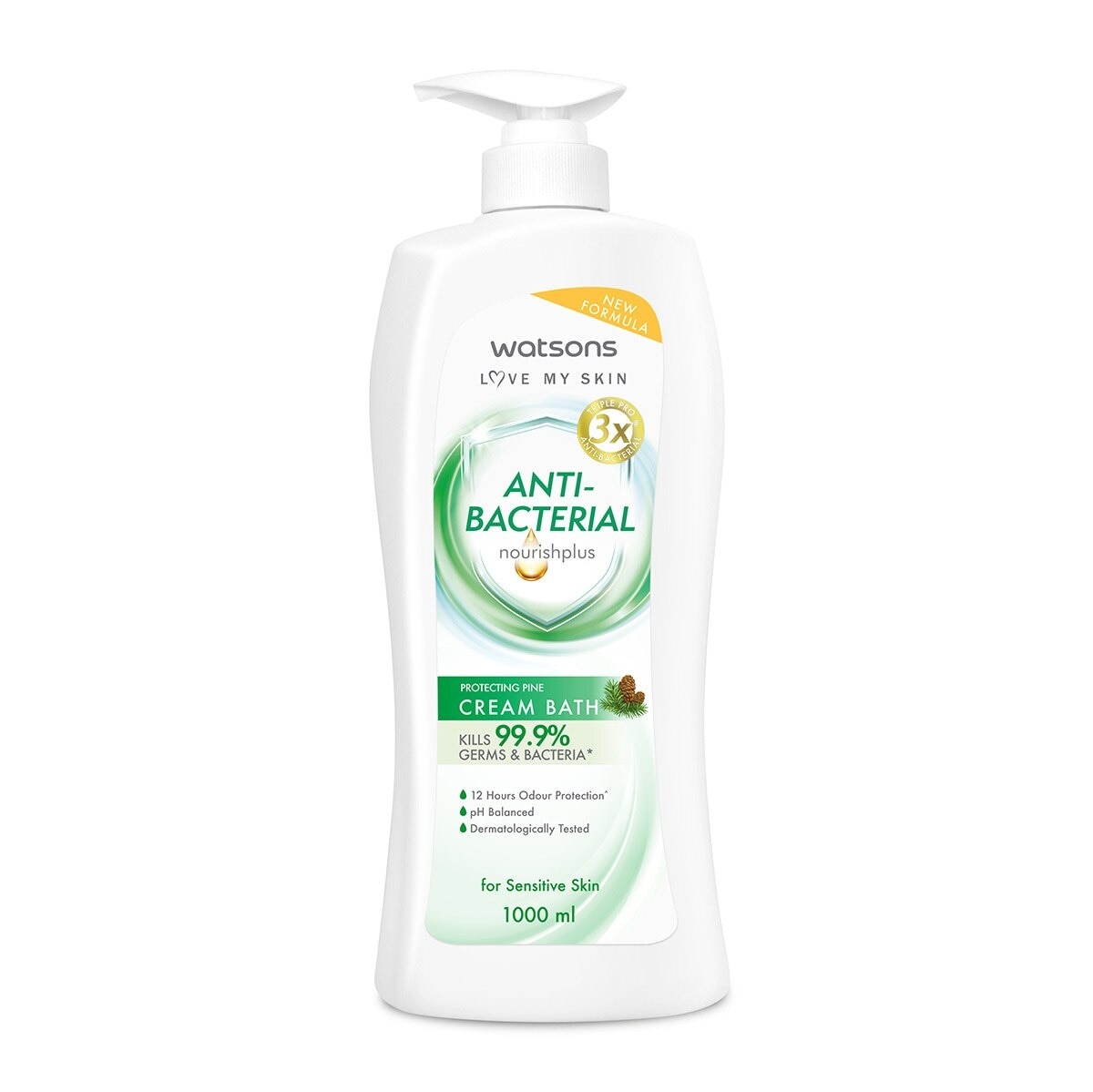 Anti-Bacterial Protecting Pine Cream Bath (For Sensitive Skin) 1000ml