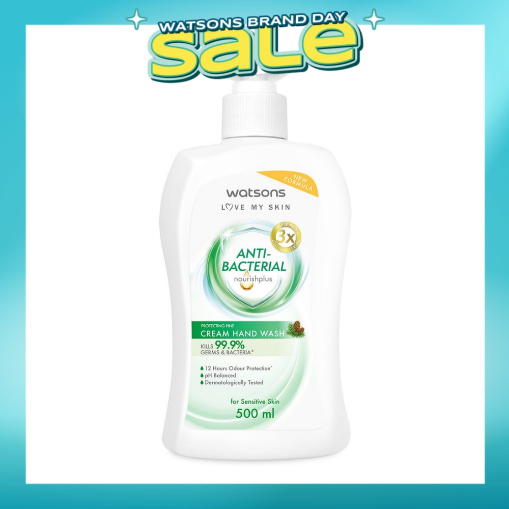 Anti-Bacterial Protecting Pine Cream Hand Wash (For Sensitive Skin) 500ml