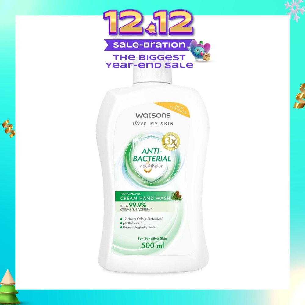 Anti-Bacterial Protecting Pine Cream Hand Wash (For Sensitive Skin) 500ml