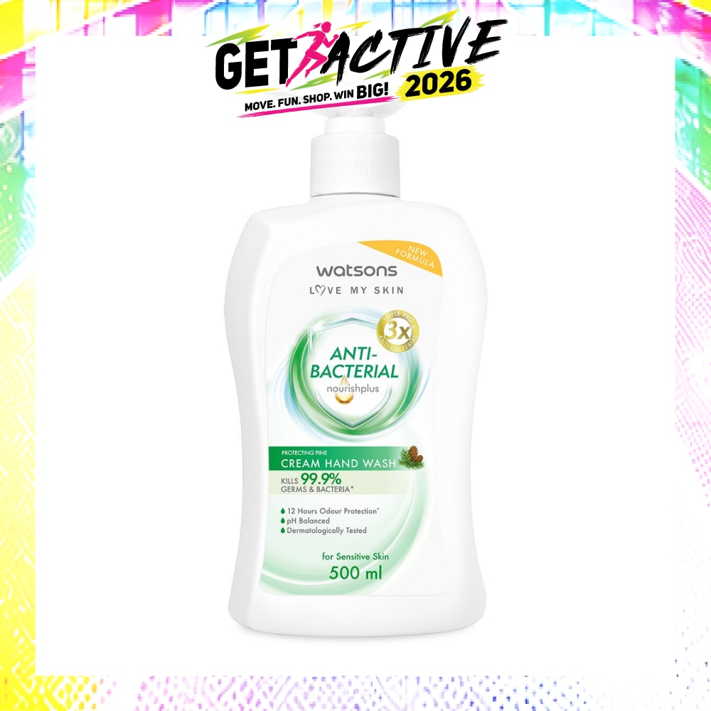 Anti-Bacterial Protecting Pine Cream Hand Wash (For Sensitive Skin) 500ml image