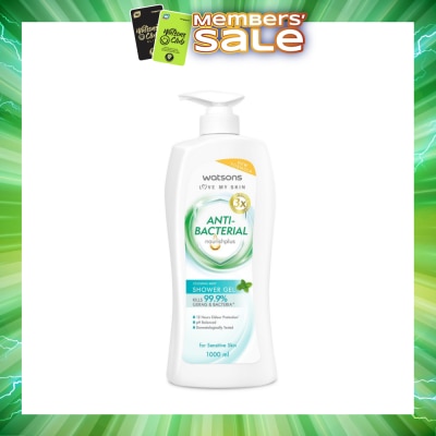 WATSONS - Anti-Bacterial Cooling Mint Shower Gel 1000ml