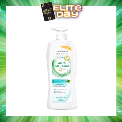 WATSONS - Anti-Bacterial Cooling Mint Shower Gel 1000ml