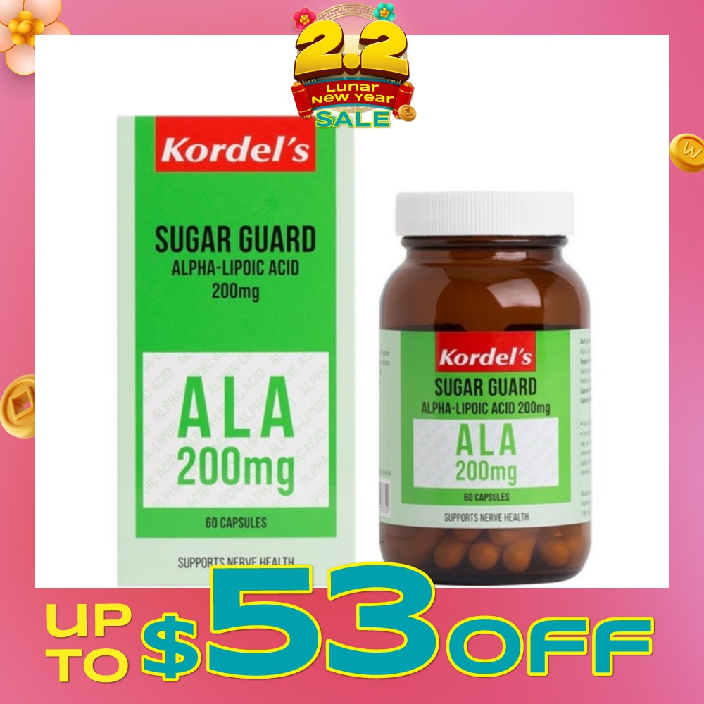 Sugar Guard Alpha Lipoic Acid 200mg 60s