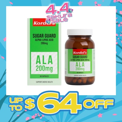 KORDEL'S - Sugar Guard Alpha Lipoic Acid 200mg 60s