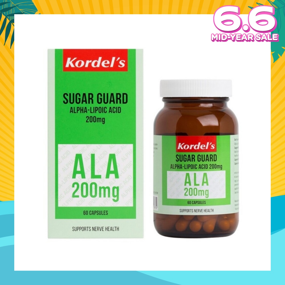 Sugar Guard Alpha Lipoic Acid 200mg 60s