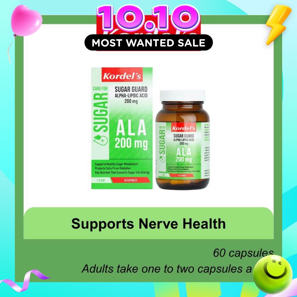 Sugar Guard Alpha Lipoic Acid 200mg 60s image