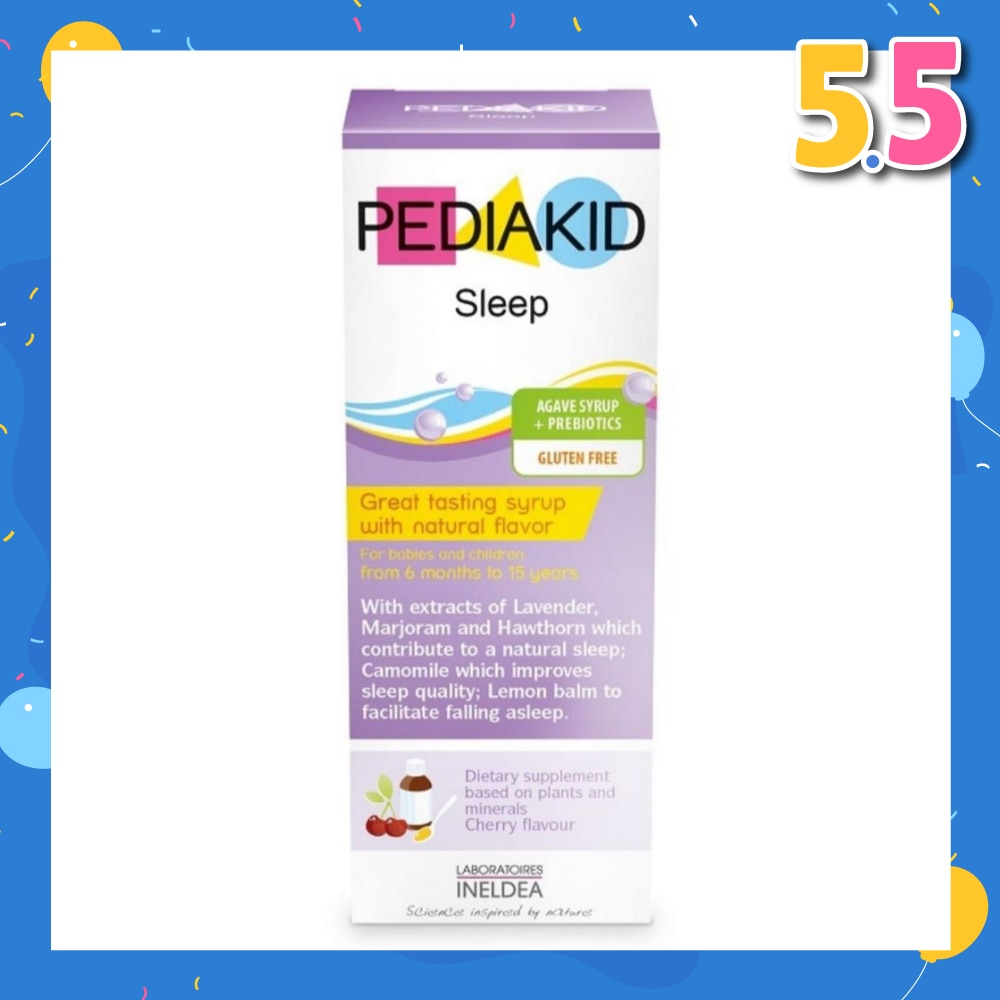 Gluten Free Agave Syrup + Probiotcs For Improving Sleep Quality Natural Cherry Flavour (For Children From 6mths to 15yrs Old) 125ml