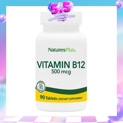 NATURE'S PLUS - Vitamin B-12 500mg Tablet Gluten Free (High Potency) 90s