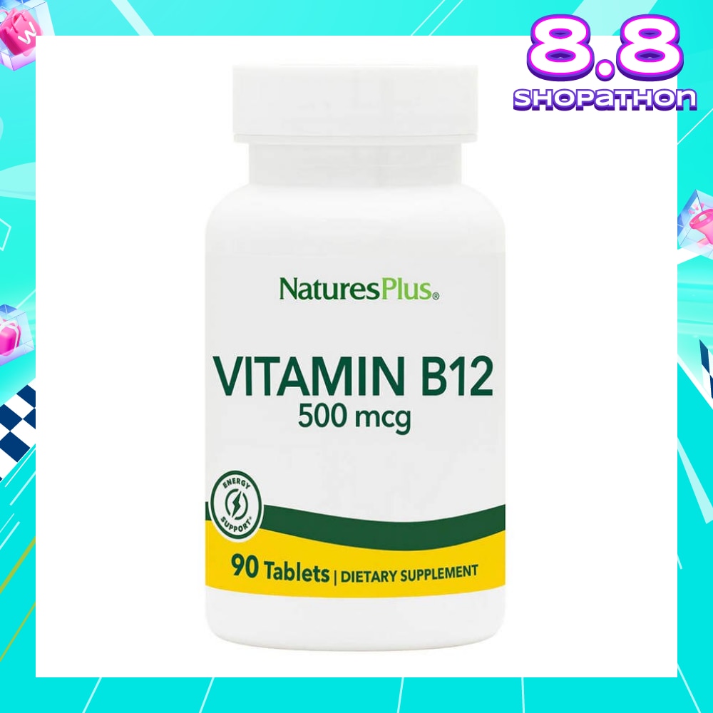 Vitamin B-12 500mg Tablet Gluten Free (High Potency) 90s