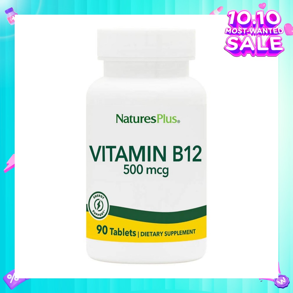 Vitamin B-12 500mg Tablet Gluten Free (High Potency) 90s