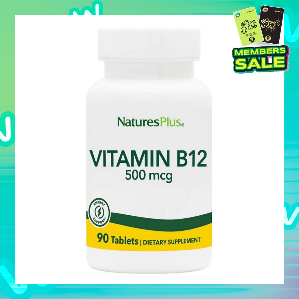 Vitamin B-12 500mg Tablet Gluten Free (High Potency) 90s