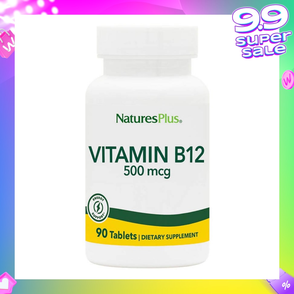 Vitamin B-12 500mg Tablet Gluten Free (High Potency) 90s