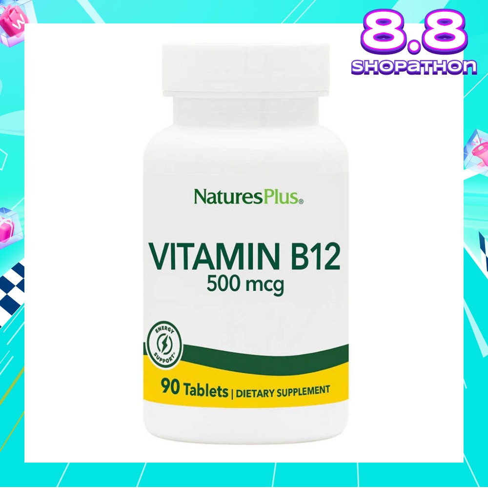 Vitamin B-12 500mg Tablet Gluten Free (High Potency) 90s
