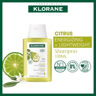 KLORANE - Vitality Energising & Lightweight Citrus Shampoo 100ml