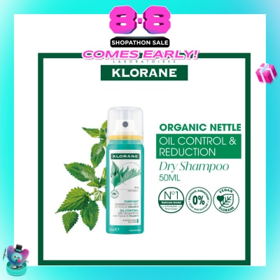 KLORANE - Oil Control & Reduction Dry Shampoo 50ml