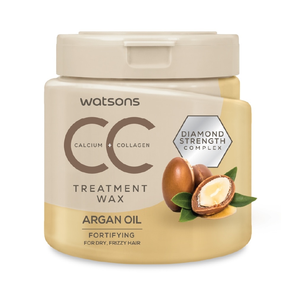 Calcium + Collagen Fortifying Argan Oil Hair Treatment Wax 500ml image