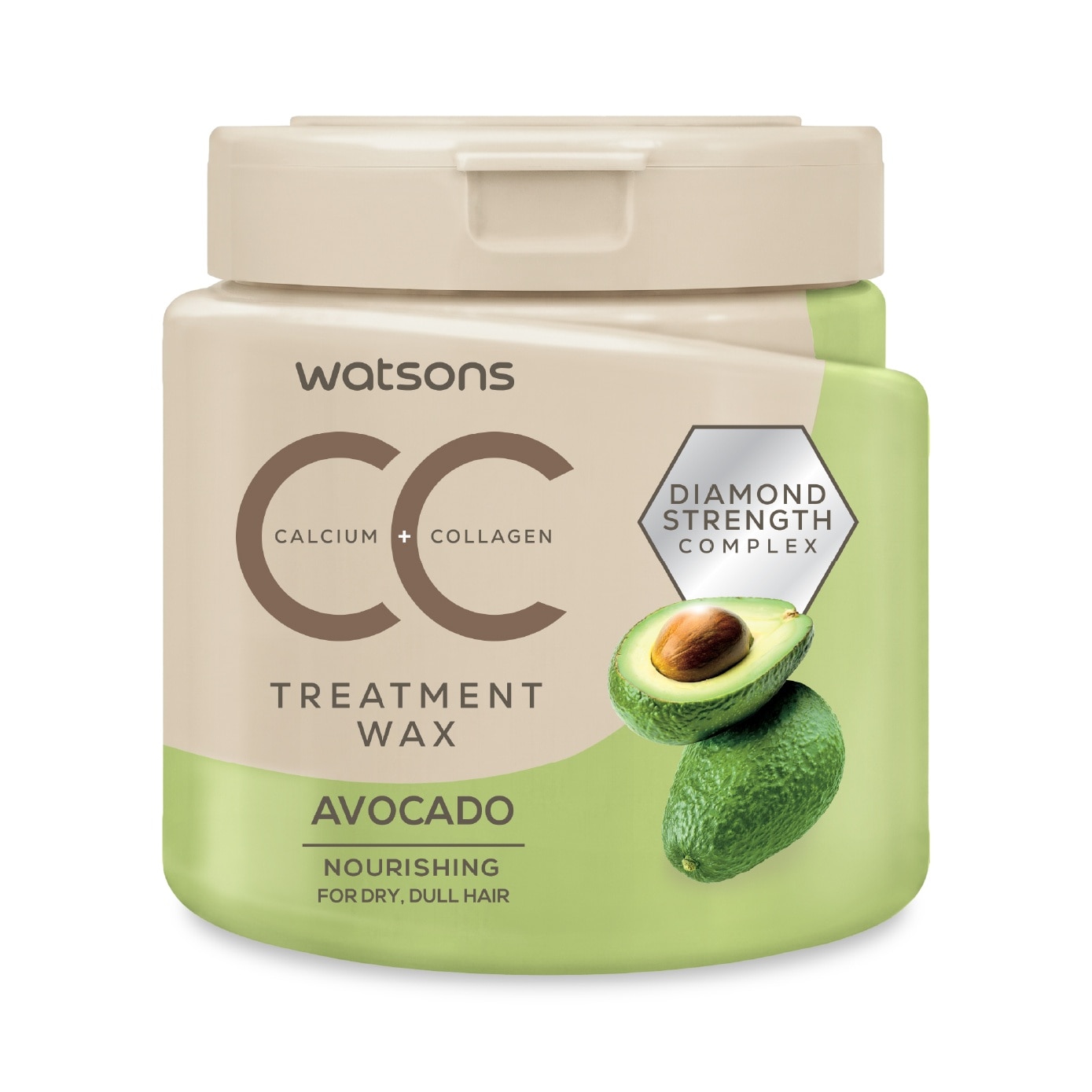 Calcium + Collagen Nourishing Avocado Hair Treatment Wax 500ml image