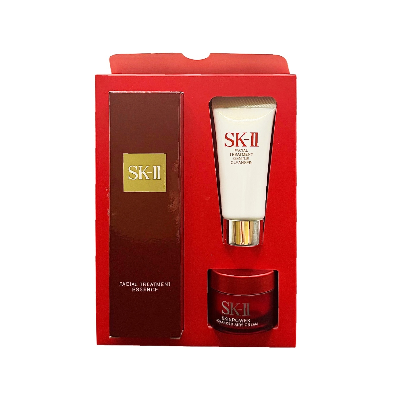 Pitera Youth Essentials Kit consists of Facial Treatment Gentle Cleanser 120g + Facial Treatment Essence 75ml + Skinpower Re New Airy Cream 15g image