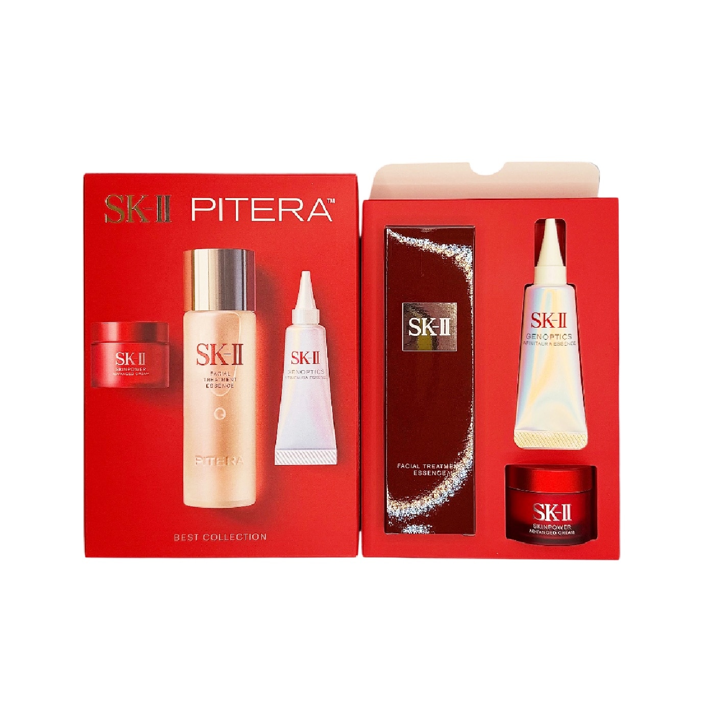 Pitera Best Collection Kit consists of Facial Treatment Essence 75ml + Genoptic InfinitAura Essence 10g + Skinpower Re New Airy Cream 15g image