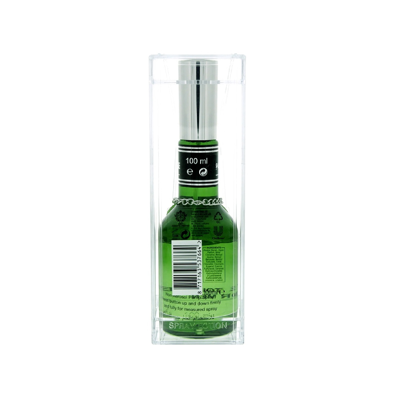 Eau De Toilette Plexi Original Spray for Men 100ml image