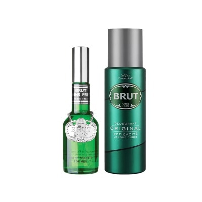 BRUT - The Essence of Man Packset consists of Eau De Toilette Plexi Original Spray for Men 100ml + Eau De Toilette Original Spray 200ml image