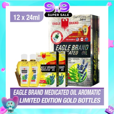 EAGLE - Medicated Oil Limited Edition Gold Bottle Aromatic 24ml x 12s image