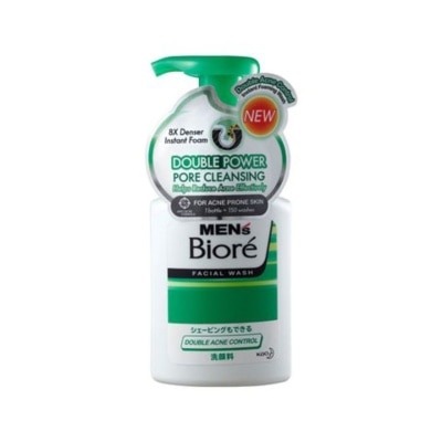 MEN'S BIORE Double Acne Control Instant Foaming Wash