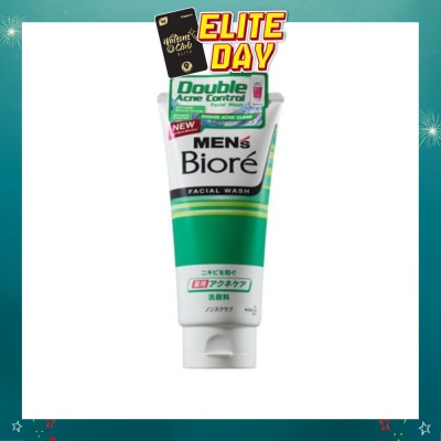 MEN'S BIORE - Double Acne Control Facial Wash