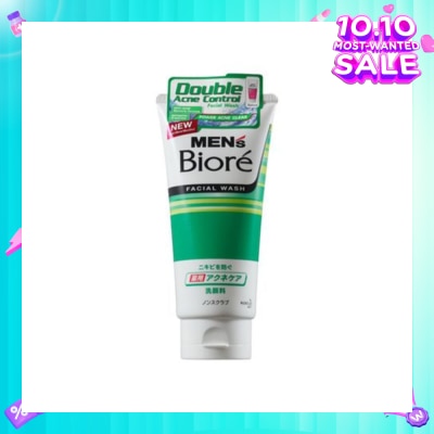 MEN'S BIORE Double Acne Control Facial Wash