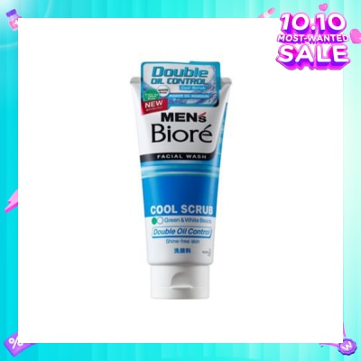 MEN'S BIORE Double Oil Control Cool Scrub