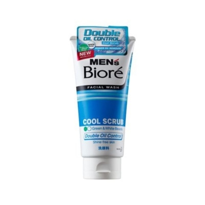 MEN'S BIORE Double Oil Control Cool Scrub