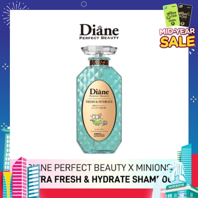 MOIST DIANE Perfect Beauty FT Minions Extra Fresh & Hydrate Shampoo 450ml