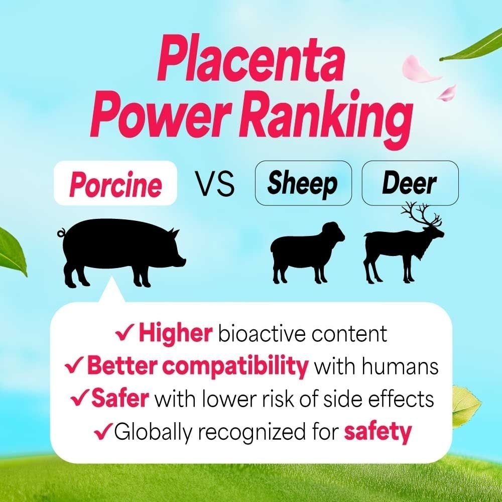Le Ageless Placenta99 with Ceramides & Collagen Peptides Anti-Aging Beauty Supplement Capsule (For Skin, Energy, Menopause & Hormonal Support) 60s image
