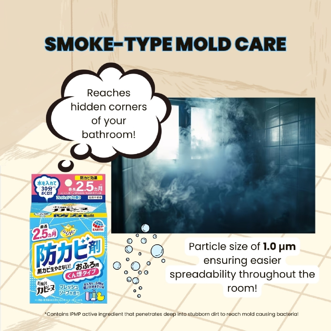 Mould Prevention Fumigator for Bathroom (Soap) 170g