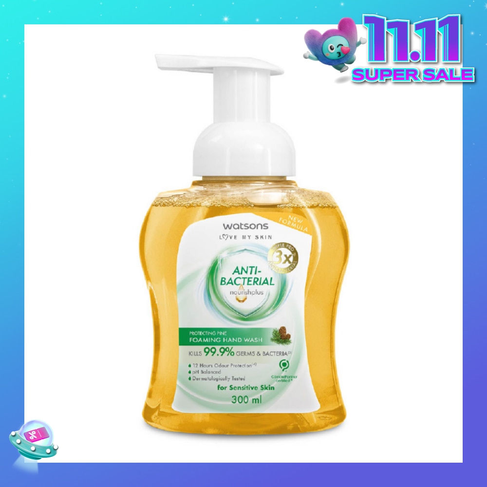 Anti-Bacterial Protecting Fine Foaming Hand Wash (For Sensitive Skin) 300ml