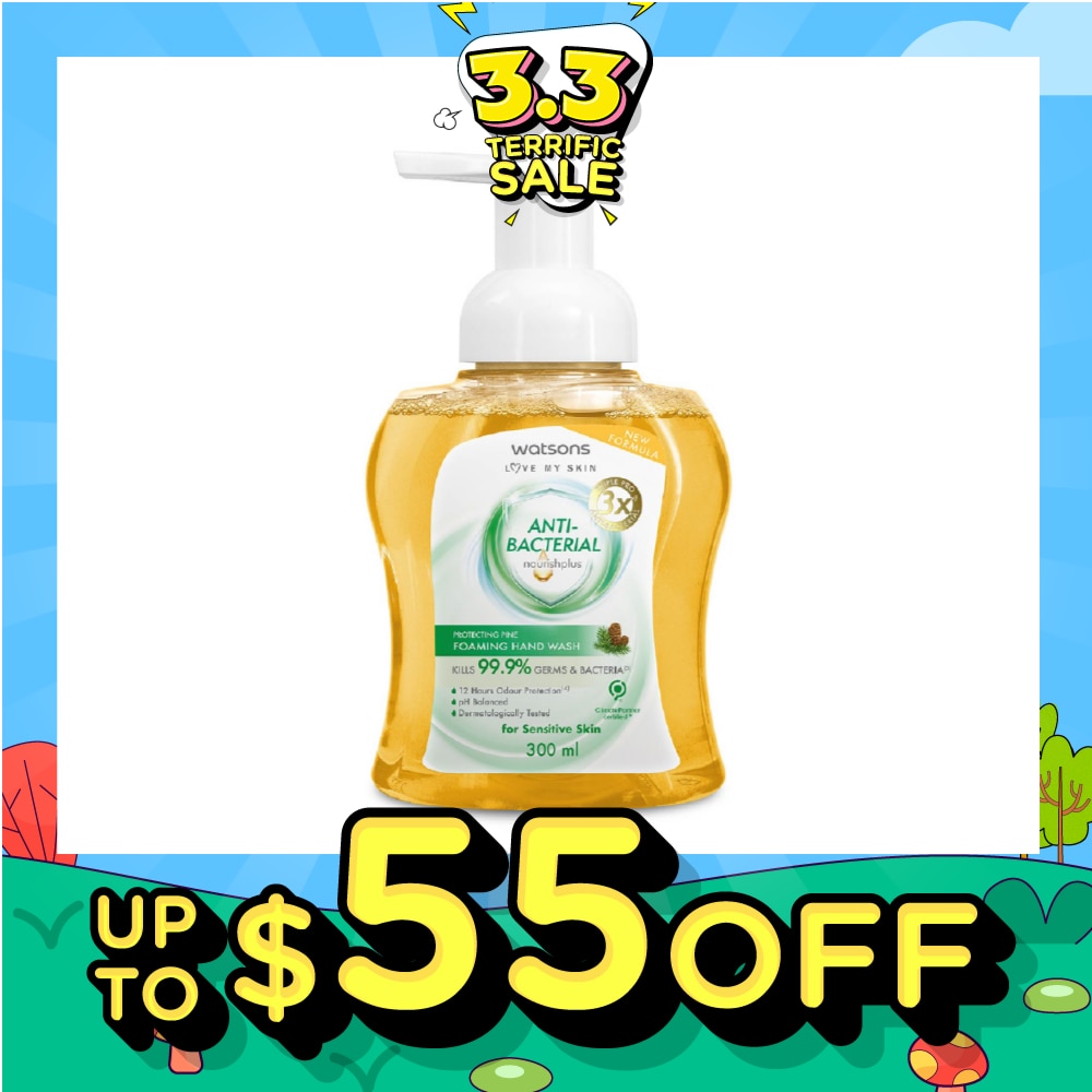 Anti-Bacterial Protecting Fine Foaming Hand Wash (For Sensitive Skin) 300ml