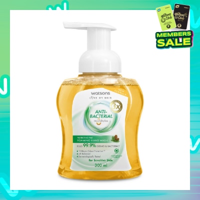 WATSONS Anti-Bacterial Protecting Fine Foaming Hand Wash (For Sensitive Skin) 300ml