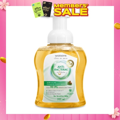 WATSONS Anti-Bacterial Protecting Fine Foaming Hand Wash (For Sensitive Skin) 300ml